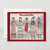 Nitanna de Great Plains Papier Doll Carte postale (Devant / Derrière)