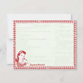 Nitigs 50 Posie Gal Persoonlijke flat Note-kaarten Notitiekaartje