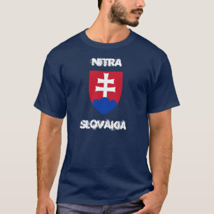 Nitra, Slowakije met wapenschild T-shirt