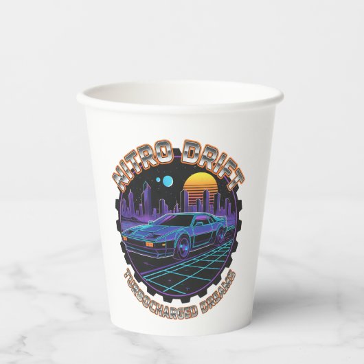 Nitro Drift Papieren Bekers (Voorkant)