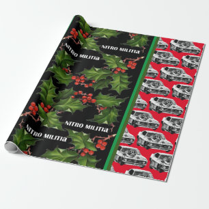 NITRO MILITIA kerstinpakpapier #2 Cadeaupapier