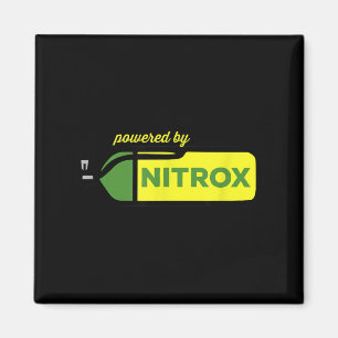Nitrox aangedreven door Diver Scuba Diving Underwa Magneet