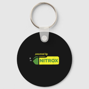 Nitrox aangedreven door Diver Scuba Diving Underwa Sleutelhanger