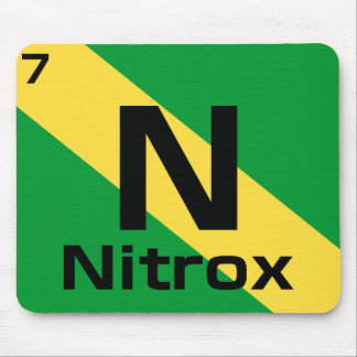 Nitrox Dive Flag Periodic Table Mousepad Muismat