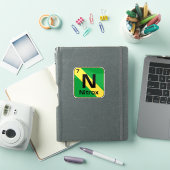 Nitrox Duiker Vlag Periodiek Systeem Sticker (iPad Cover)