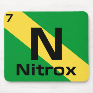Nitrox Duikvlag Periodiek Systeem Muismat