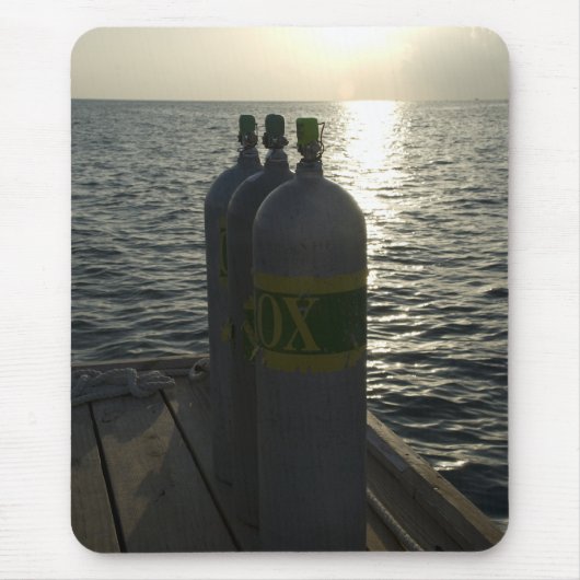 Nitrox Scuba Diving Tanks Muismat (Voorkant)