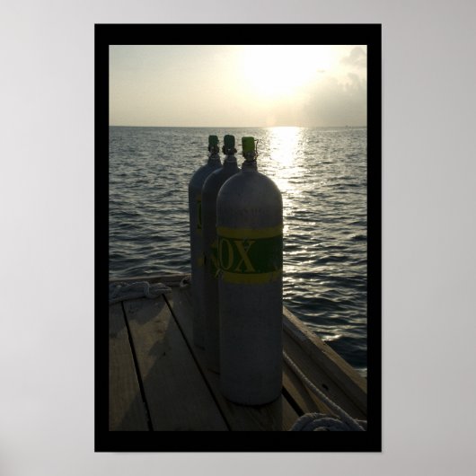 Nitrox Scuba Tanks Poster (Voorkant)