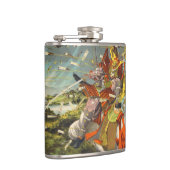 Nitta Yoshisada legendary samurai oorlogstrijder Heupfles (Rechts)