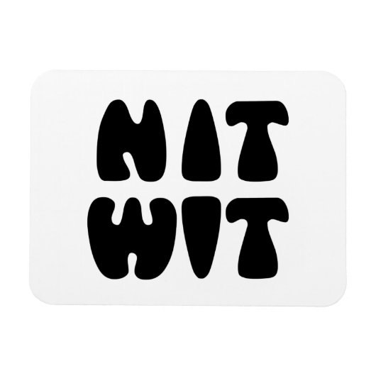 NITWIT MAGNEET (Horizontaal)