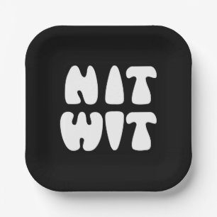 NITWIT PAPIEREN BORDJE