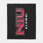 NIU Alumni Fleece Deken (Voorkant)