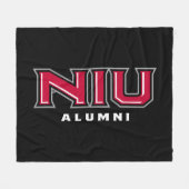 NIU Alumni Fleece Deken (Voorkant (Horizontaal))