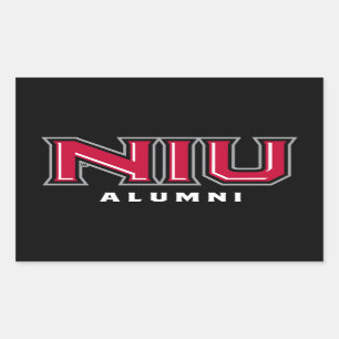 NIU Alumni Rechthoekige Sticker