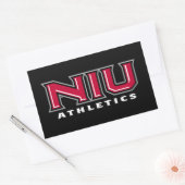 NIU Athletics Rechthoekige Sticker (Envelop)