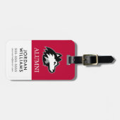 NIU Huskies Alumni Bagagelabel (Voorkant horizontaal)