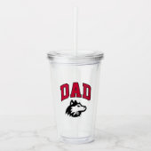 NIU Huskies Dad Acryl Drinkbeker (Voorkant)