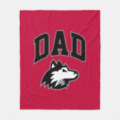 NIU Huskies Dad Fleece Deken (Voorkant)