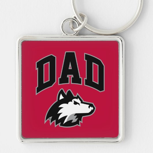 NIU Huskies Dad Sleutelhanger (Voorkant)