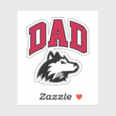 NIU Huskies Dad Sticker (Vel)