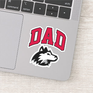 NIU Huskies Dad Sticker