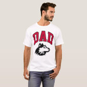 NIU Huskies Dad T-shirt (Voorkant volledig)