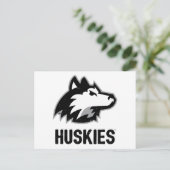 NIU Huskies Distress Briefkaart (Staand voorkant)