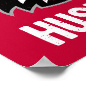 NIU Huskies Distress Poster (Hoek)