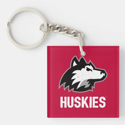 NIU Huskies Distress Sleutelhanger (Voorkant)