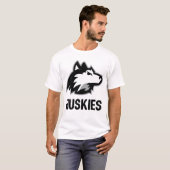 NIU Huskies Distress T-shirt (Voorkant volledig)