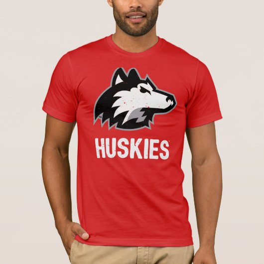 NIU Huskies Distress T-shirt (Voorkant)