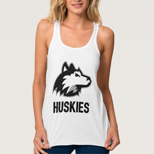 NIU Huskies Distress Tanktop (Voorkant)