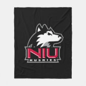 NIU Huskies Fleece Deken (Voorkant)