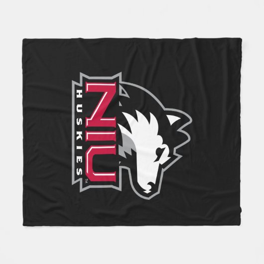NIU Huskies Fleece Deken (Voorkant (Horizontaal))