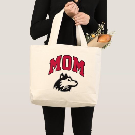 NIU Huskies Mama Grote Tote Bag (Voorkant (product))