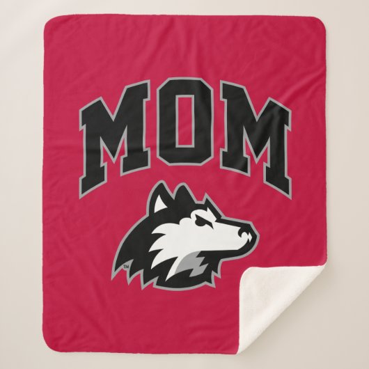NIU Huskies Mama Sherpa Deken (Voorkant)