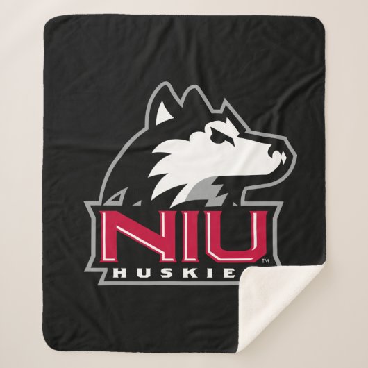 NIU Huskies Sherpa Deken (Voorkant)