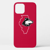 NIU Huskies State Love Case-Mate iPhone Case (Achterkant)