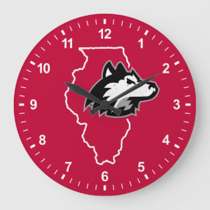 NIU Huskies State Love Grote Klok