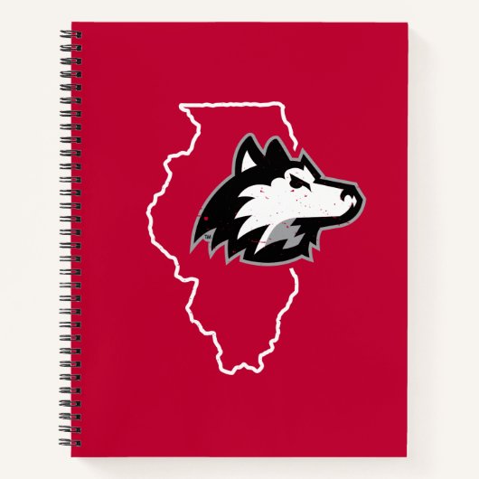 NIU Huskies State Love Notitieboek (Voorkant)