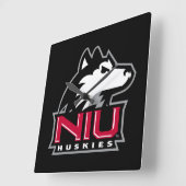 NIU Huskies Vierkante Klok (Hoek)