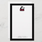 NIU Huskies Wordmark Briefpapier (Voorkant / Achterkant)