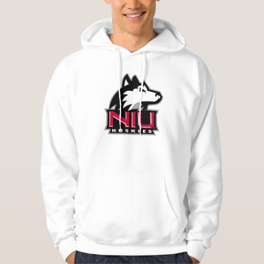 NIU Huskies Wordmark Hoodie (Voorkant)