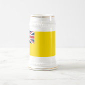 Niue Flag Bierpul (Center)