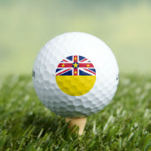 Niue Flag Golfballen (Insitu Shirt)