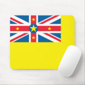 Niue Flag Muismat (Met muis)