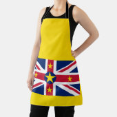 Niue Flag Schort (Insitu)