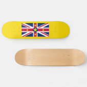 Niue Flag Skateboard (Horizontaal)