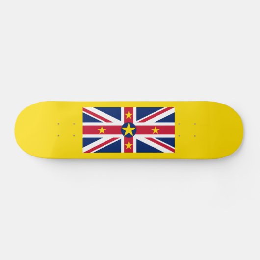Niue Flag Skateboard (Horizontaal)