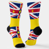Niue Flag Sokken (Gebogen)